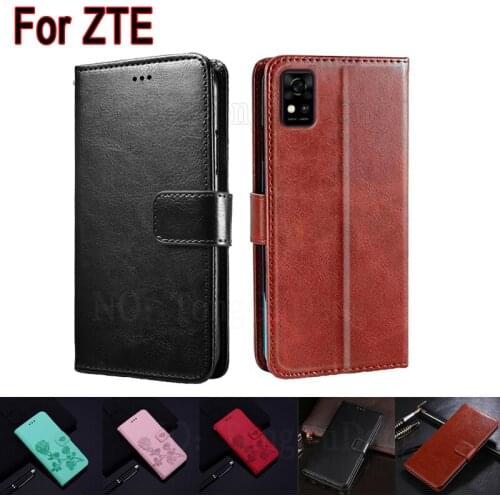 Phone Case For ZTE Blade A31 A51 A71 A622 A3 A5 A7 A7S 2020 2019 Cover Blade V2020 L8 L130 L210 Flip Wallet Leather Stand Case