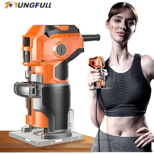 Woodwork Trimmer Woodworking Milling Machine Electric Wood Cutter Machine Router Wood Carving Machine Slotting Machine