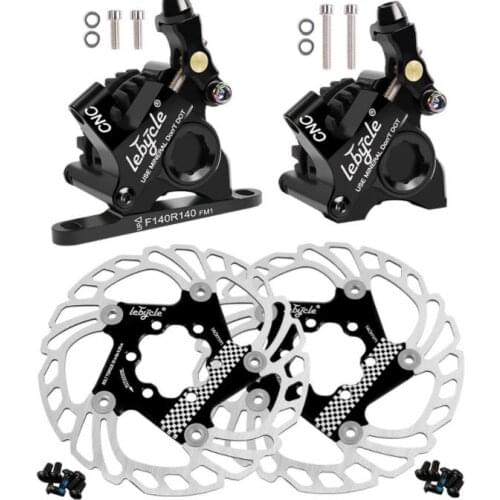 Hydraulic Disc Brake Flat Mount Caliper Floating disc rotor Road Bike Front Rear brake