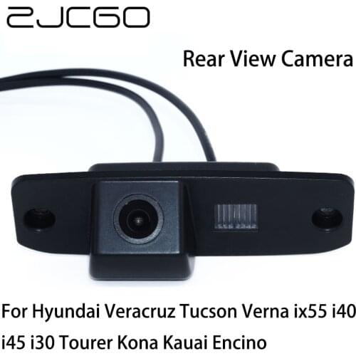 ZJCGO Car Rear View Reverse Back Up Parking Camera for Hyundai Veracruz Tucson Verna ix55 i40 i45 i30 Tourer Kona Kauai Encino