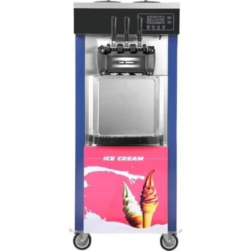 Floor Type Ice Cream Maker Electric Commercial Soft Ice Cream Machine FREE CFR BY SEA