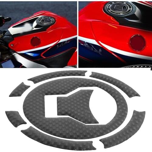 Motorcycle Fuel Tank Cap Sticker 3D polished air cap sticker pad For 17620-MJE-D01/ 17620-MJE-D02/ 17620-MGP-D63 Fuel Caps