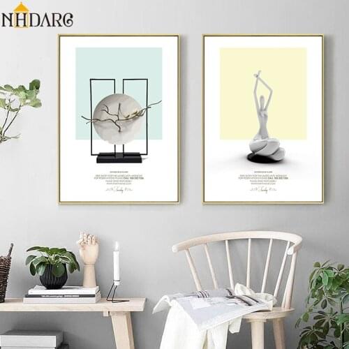 Nordic Chinese Style Still Life Art Posters and Prints Canvas Painting Wall Picture for Living Room Cuadros Home Decor Salon