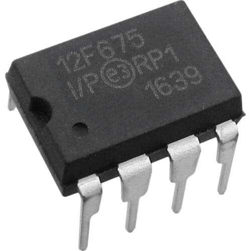 New 10pcs, PIC12F629-I/P, PIC12F675-I/P PIC12F629 PIC12F675 12F629 12F675 DIP-8