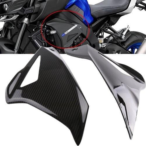 MT10 Carbon Fiber Left Right Frame Fairing Panels For Yamaha MT10 MT-10 MT 10 2016 2017 2018 Motorcycle Accessories