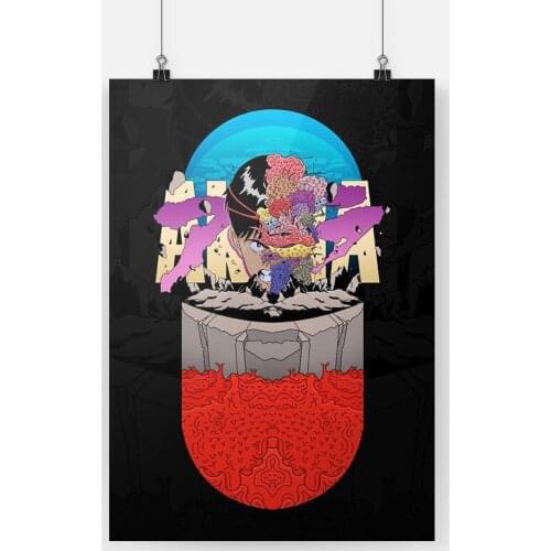 Anime Akira film poster canvas painting decor wall art pictures bedroom study home living room decoration prints