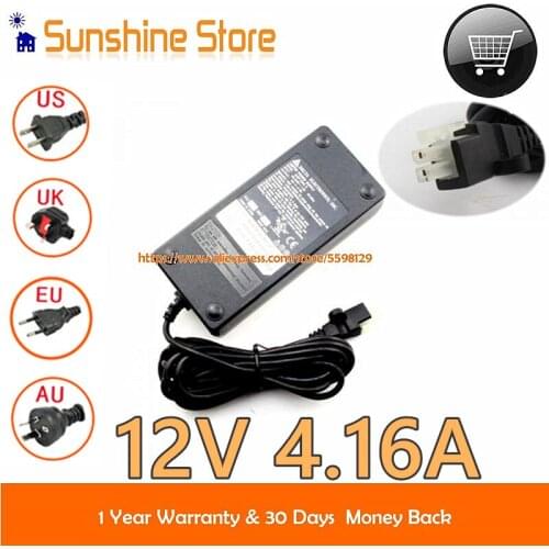 Genuine Delta EADP-50AB B Limited Power Supply 12v 4.16A 50W Ac Adapter FPN5625A Molex 2 Pins Charger