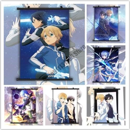 Full Round/Square Diamond Painting Sword Art Online Anime Diamond Mosaic Embroidery Christmas Room Decor Cross Stitch Kits