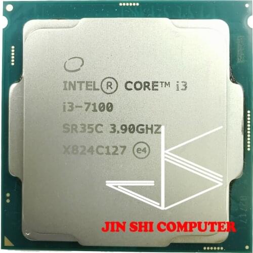 Intel Core i3-7100 i3 7100 3.9 GHz Dual-Core Quad-Thread CPU Processor 3M 51W LGA 1151