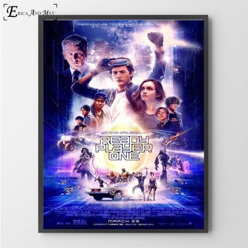Ready Player One Recreate Movie Posters And Prints Wall Pictures For Living Room Canvas Painting Decoration Home Decor Obrazy