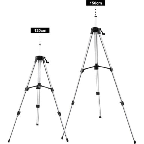 1.2M/1.5M Adjustable Laser Level Tripod Stand Thicken Aluminum Tripod Stand For Self Leveling Tripod Bracket