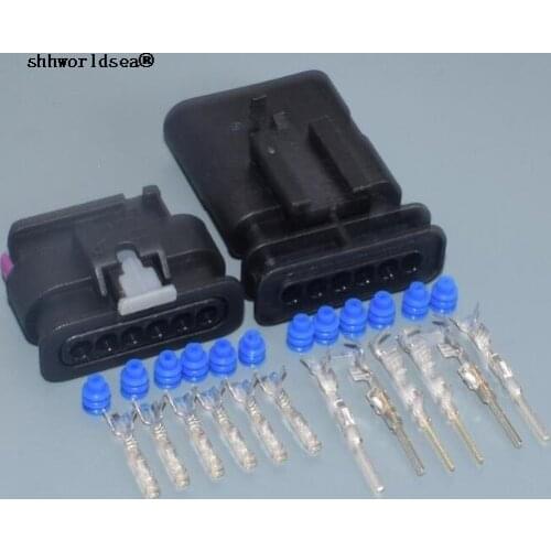 Shhworldsea 6 pin Accelerator Throttle pedal position auto sensor connector plug 4F0973706 4F0 973 706 for new Opel/Mercedes-Benz/smart