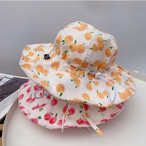 Summer Baby Hat Infant Girls Sun Cap Cotton Children Kids Summer Hat Beach Bucket Caps Toddler Girl Fisherman Hats
