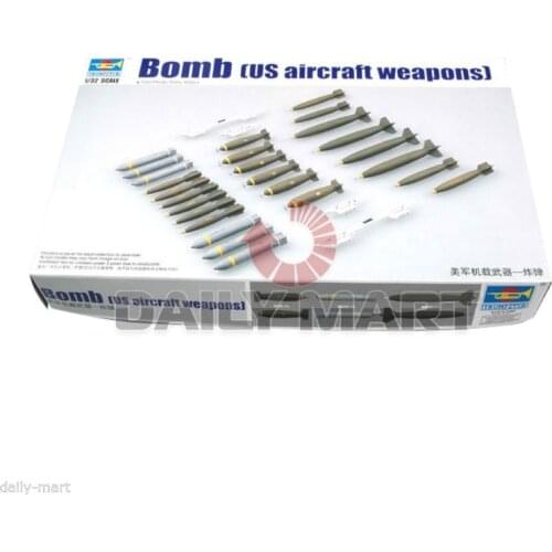 Trumpeter 03307 1/32 U.S. Aircraft Weapons Bombs for Battleplane Model Kit DIY TH05646-SMT2