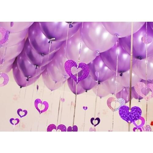 Ynaayu 30pcs/set Balloon Sequins Love Heart Sequins For Crafts Large Sparkly Sequin Pendants Accessories Wedding Favor Supply