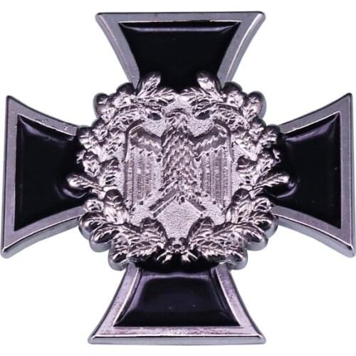 Iron Cross Eagle Wreath Lapel Pin Prussia Germany Military Decoration
