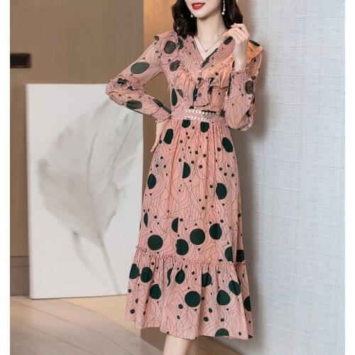 Female High Waist Dress Summer 100% Real Silk Womens Dresses Slim Long Dress Elegant Dress Ladies Vestiti Donna Estate Zjt2541