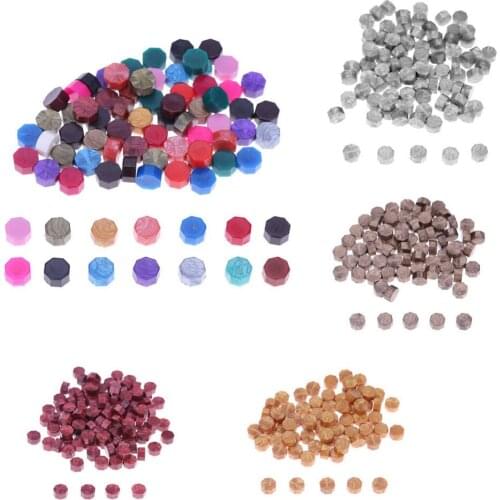 100pcs Ancient Sealing Wax Sealing Wax Beads DIY Stamping Envelope Documents Decor Wedding Stamp Ancient Sealing Wax Supplies