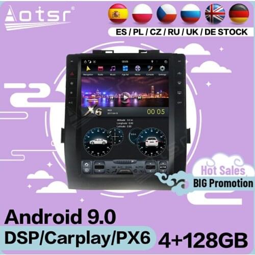 4+128G Tesla Screen Multimedia Stereo Android 9.0 Player For Toyota Alphard 2015 2016 2017 2018 2019 GPS Navi Receiver Head Unit