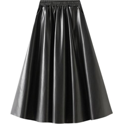 BIDIJONES Women's Leather Skirts