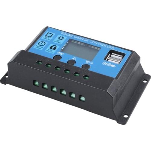 30A 12V / 24V LCD ligence Auto Regulate PWM Solar Battery Charge Controller