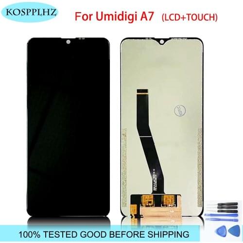 KOSPPLHZ 6.49 Inches For Umidigi A7 LCD Display + Touch Screen Digitizer Assembly Replacement 100% new + Tested Parts