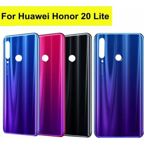 6.21" For Huawei Honor 20 Lite Battery Cover Door Back Housing Rear Case For Honor 20i Battery Door Replace 10i Cover
