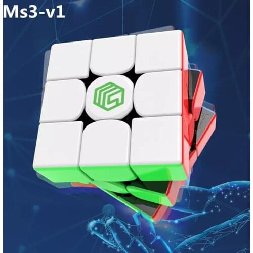 MS3-V1 M Magnetic 3x3x3 Speed Cube MS Cubes 3x3 Magic Cube Magnets Puzzle Cubo Magico