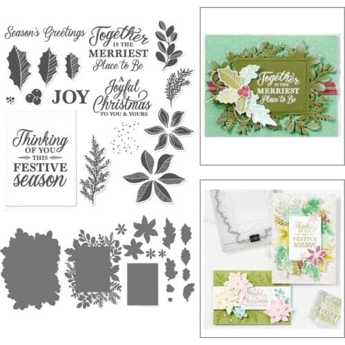 JOY Metal Die Cutters for Scrapbooking Stamping Stencils for Decor Metal Cutting Dies Scrapbooking New Arrival Christmas