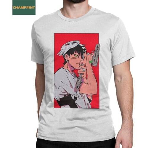 Mens Soul Eater T Shirt Anime Cotton Clothing Fun Short Sleeve Crewneck Tee Shirt Graphic T-Shirt
