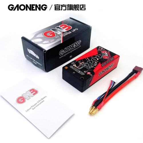 Original GNB 5000mAh 7.4v 120C PLUS LiPo Battery For Remote Control Car Racing Spare Parts With Shell Upgrade LiHV 2S Battery