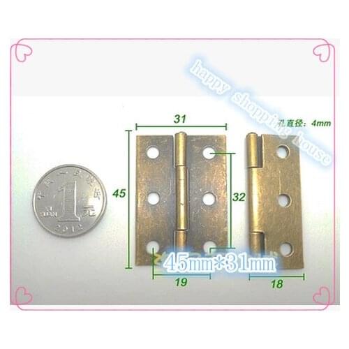 Hinges for wooden wine box & decorative bronze 2 inch small hinges small crafts accessories