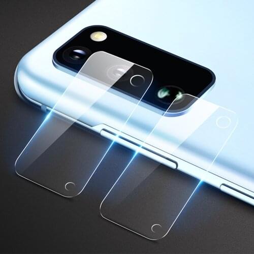 2.5D 9H anti-scratch clear tempered glass camera lens protector for samsung s20 plus s20 ultra