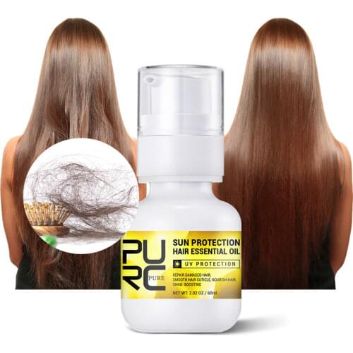 PURC Hyaluronic Acid Hair Oil Smoothing Prevent UV Damage Repair Frizz Dry Straightening Scalp Treatment Hair Care 60ml