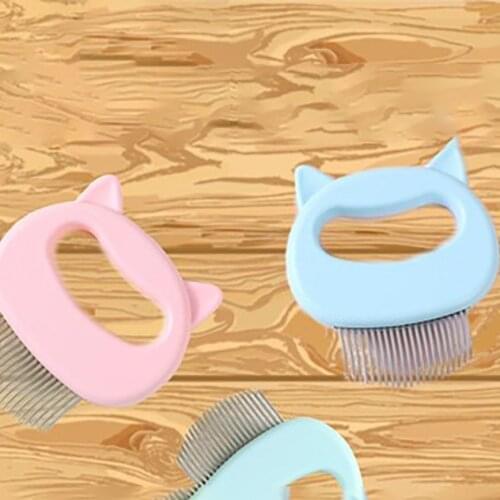 Pet Cat Hair Shedding Comb Cat Accessories Gatos Accesorios Dog Hair Remover Dog Cat Grooming Brush Pet Supplies для кошек