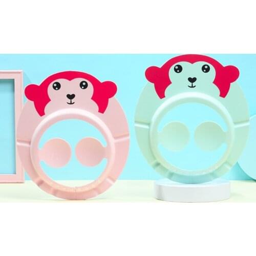 1 Pcs Adjustable Cute Soft Baby Shampoo Cap Wash Hair Children Shampoo Bath Shower Cap For Kids Waterproof Wash Hair Visor