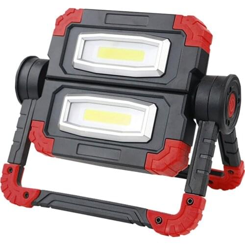 Portable Spotlight Super Bright Led Work Light USB Rechargeable/Battery For Outdoor Camping Lampe Flashlight COB Floodlight