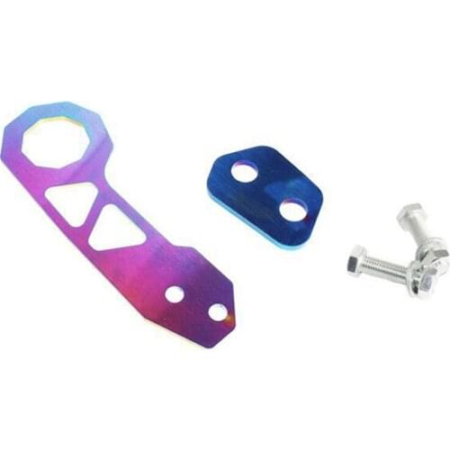 Universal Aluminum Alloy Car Modification Rear Bumper Trailer Hook Towing Tools Rear Tow Hook Kit