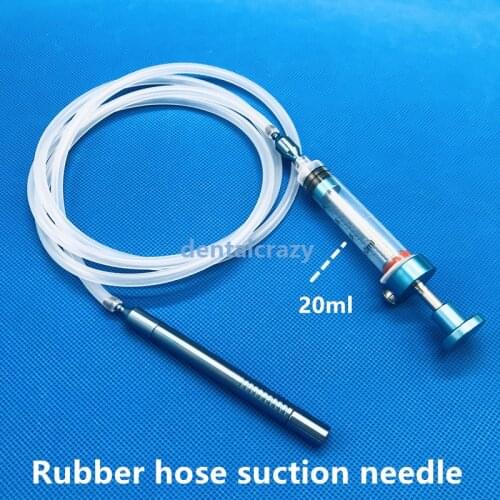 High quality Titanium alloy stainless steel suction pumping handle rubber hose suction needle converter