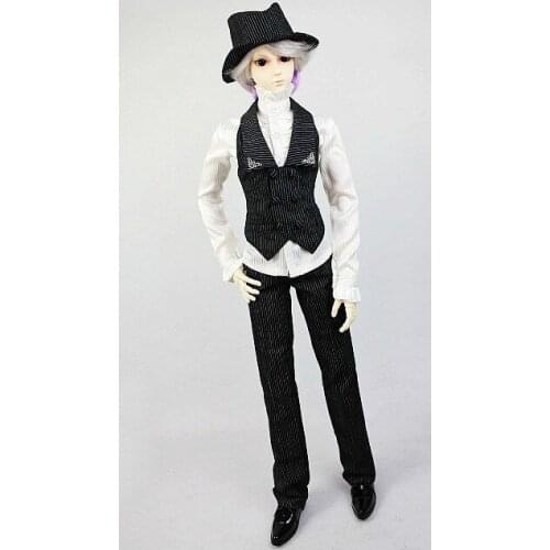 [wamami] 530# Black Stripe Suit/Outfit SID 1/3 BJD Dollfie