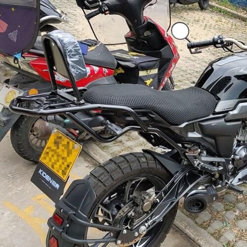 Motorcycle Rear Shelf Trunk Rack Back Refitting Tail Wing Armrest for Kiden Kd150-g1