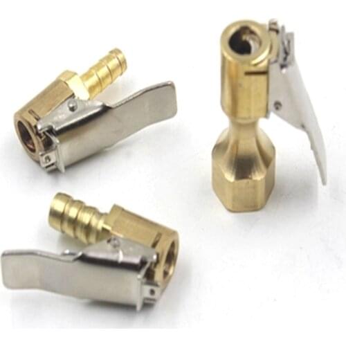 1PC 8mm car air pump chuck clamp car truck tire tire inflation valve connector car opening brass valve stem tire car repair tool