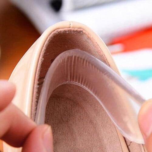 1Pair Women Fashion Silicone Gel Heel Cushion protector Shoe Insert Pad Insole Best Gift Useful