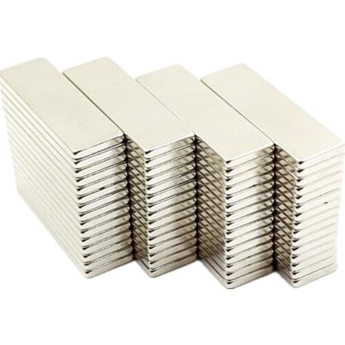 10/100/500 magnetic strip magnet 20x6x2 mm NdFeB magnet 20mm neodymium magnet 20mmx6mmx2mm Rectangular magnet Magnetic standard