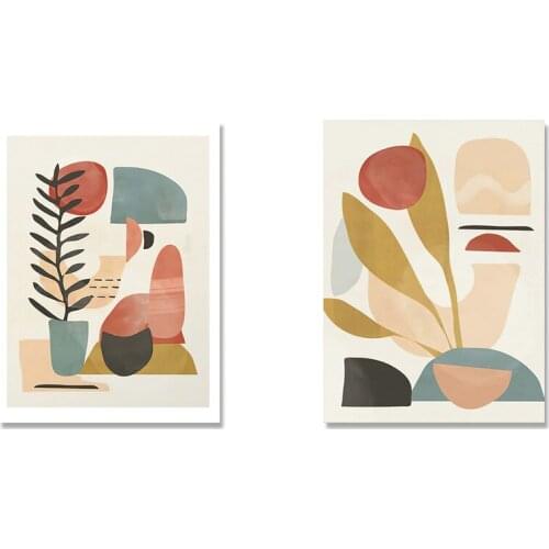 Abstract Line Drawing Geometry Canvas Painting Modern Wall Art Minimalist Picture Posters Print Living Room Corridor Decoration