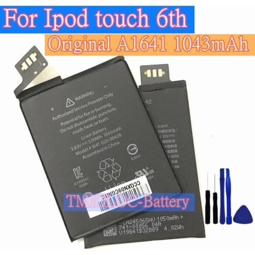 New Original High Quality A1641 1043mAh Battery For Ipod Touch 6 6th Generation + Tools