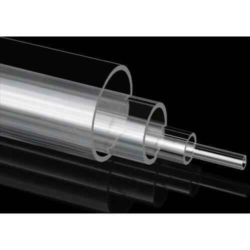 200mm long 20/22/25/30/35m OD Acrylic pipe transparent tube hollow duct clear vessel canal