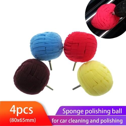Auto Wheel Polishing Sponge Used for Electric Drill Burnishing Ball Polishing Car Hub Buffing Sponge