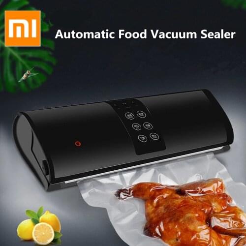 XIAOMI MIJIA Automatic Food Vacuum Sealer Packing Sealing For Home Kitchen Including 10pcs Food Bags Sealer Household