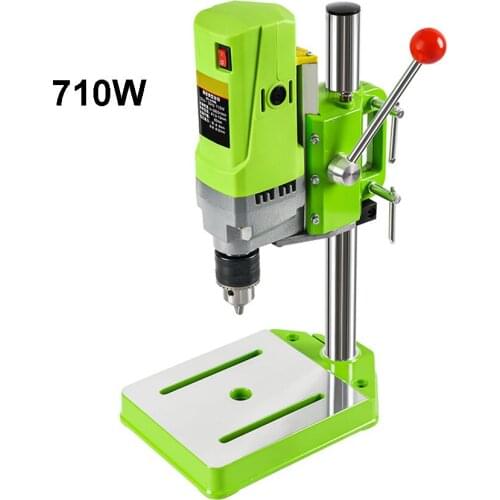 BG-5156E 710W Mini Precision Bench Drilling Machine Variable Speed Electric Milling Machine DIY Metal Table Drill Presses 220V